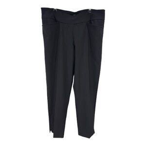 White Label Modern Golf Pants | Pull-On | Black | Size 16 | NWT